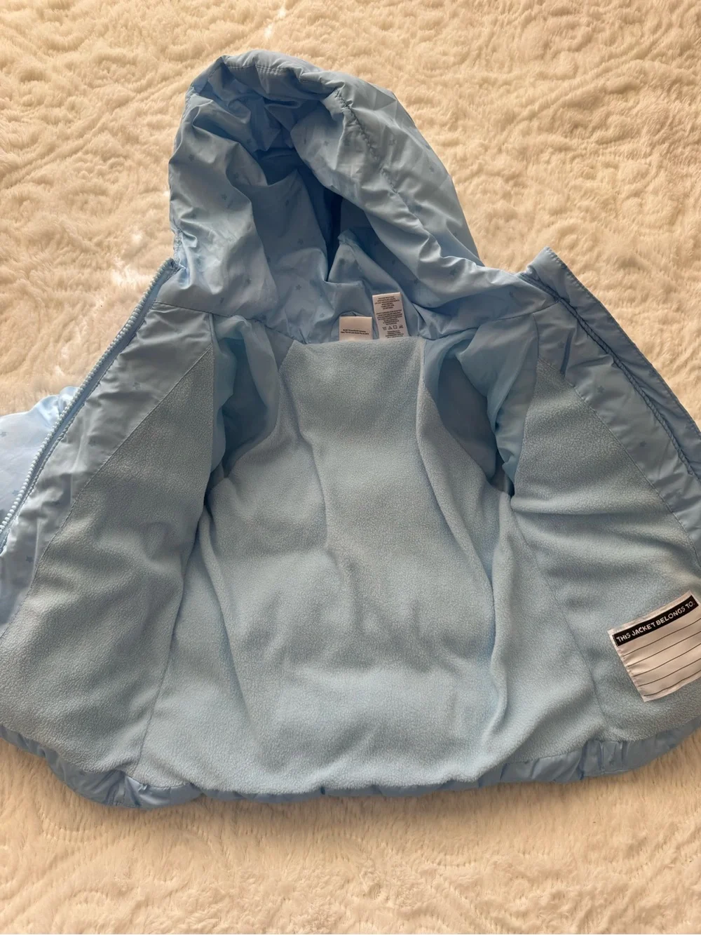 Bluey and Bingo Puffer Jacket with Hood size 3T